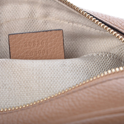 Gucci Pebbled Calfskin Small Soho Disco Bag Camelia 7 of 7