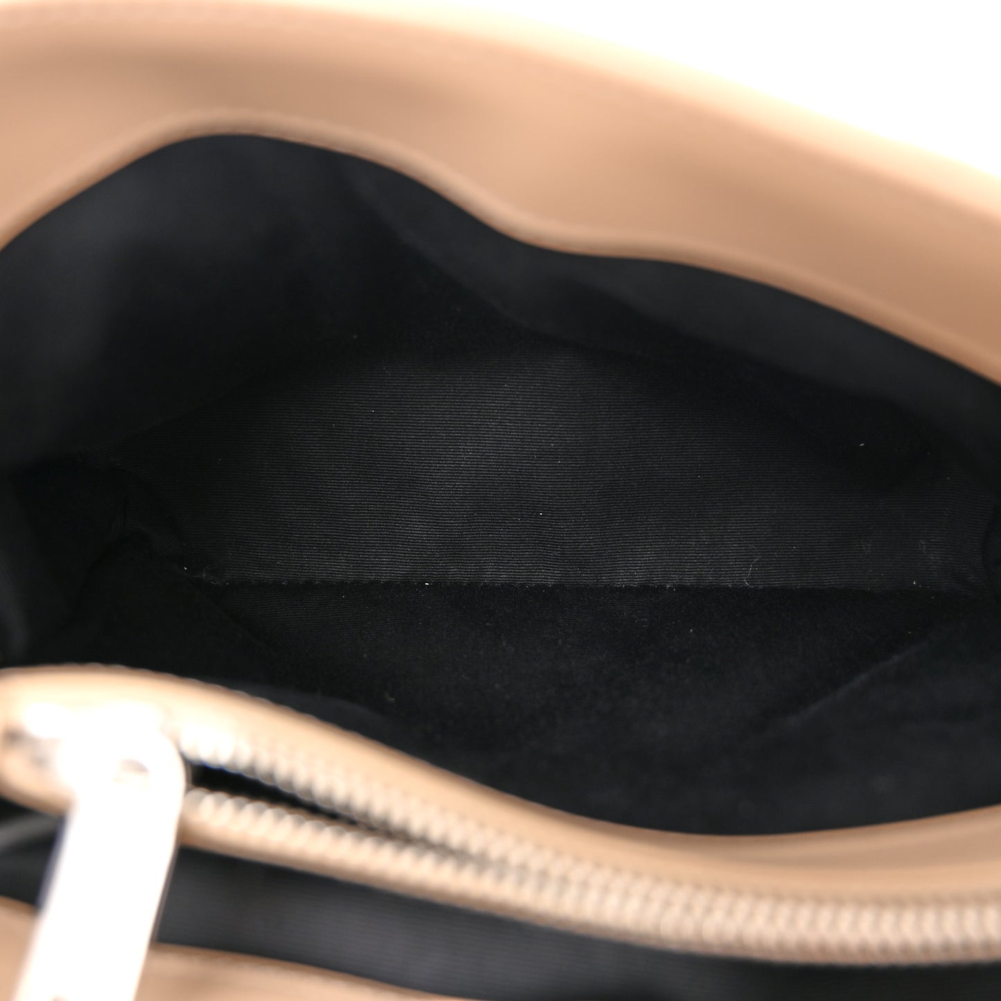 Calfskin Y Quilted Monogram Small Loulou Chain Satchel Nude