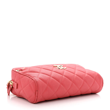 Chanel Caviar Quilted Small In & Out Camera Case Pink 5 of 11