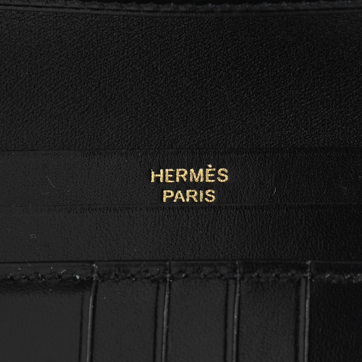 Hermes Box Bearn Compact Wallet Black 6 of 8