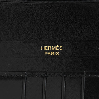 Hermes Box Bearn Compact Wallet Black 6 of 8