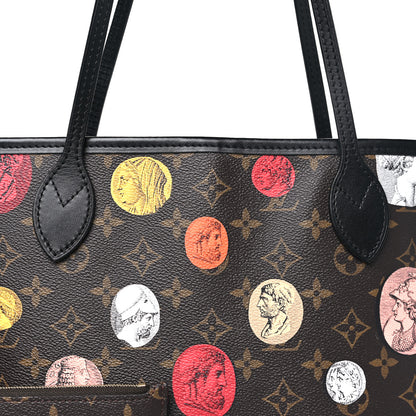 Louis Vuitton X Fornasetti Monogram Cameo Neverfull MM 8 of 11
