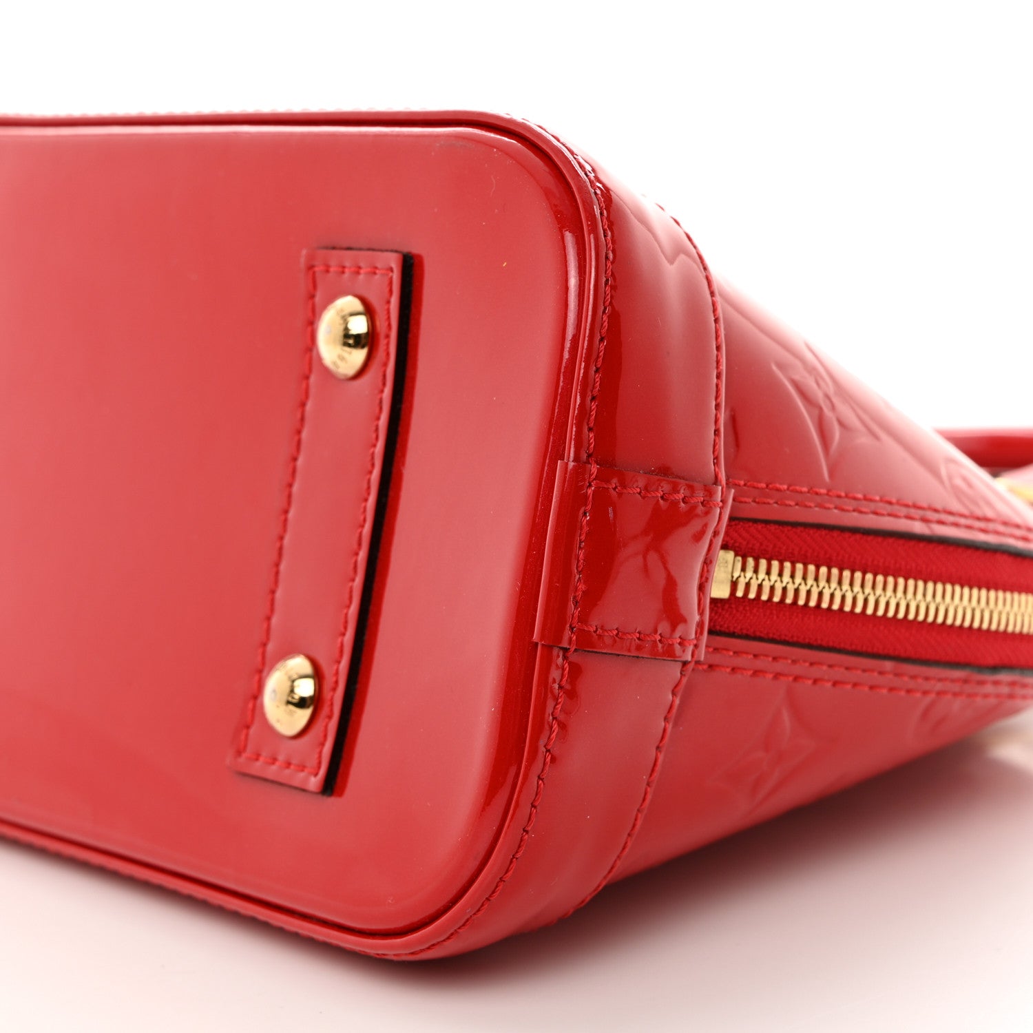 Louis Vuitton Vernis Alma BB Cherry 11 of 13