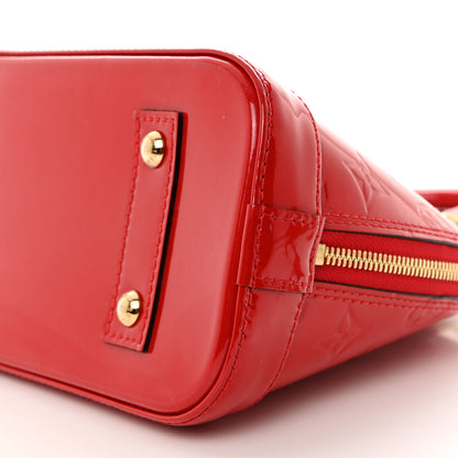 Louis Vuitton Vernis Alma BB Cherry 11 of 13