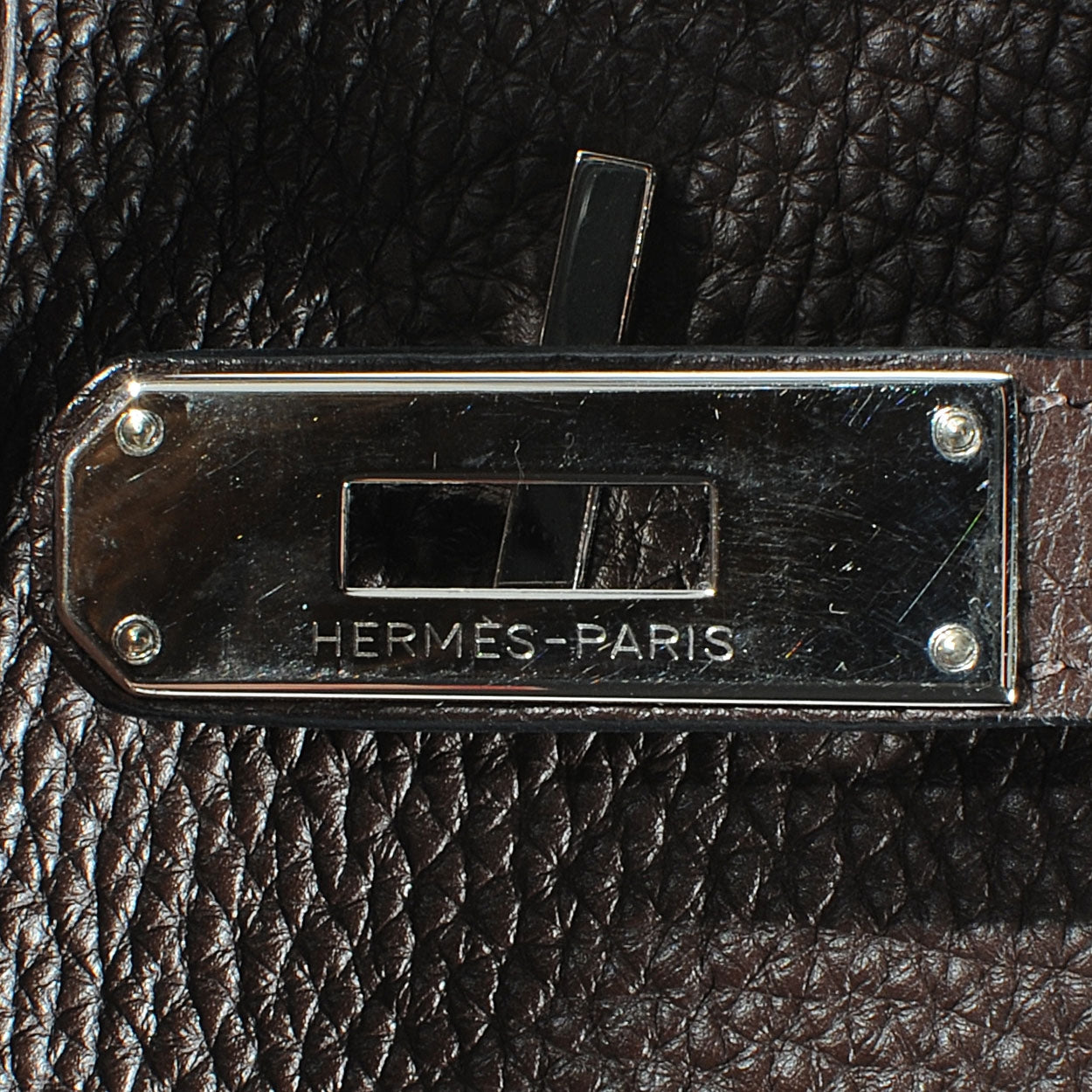Hermes Togo Birkin 35 Chocolate 8 of 9