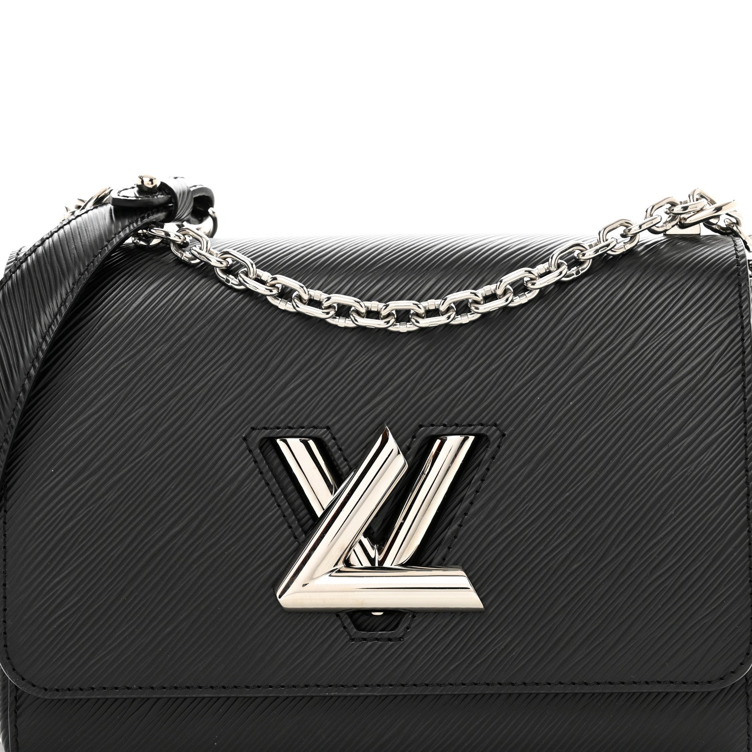 Louis Vuitton Epi Twist Shoulder Bag MM Black 5 of 9