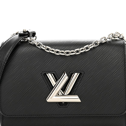 Louis Vuitton Epi Twist Shoulder Bag MM Black 5 of 9
