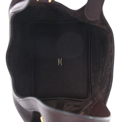 Hermes Taurillon Clemence Picotin Lock 18 PM Rouge Sellier 5 of 11