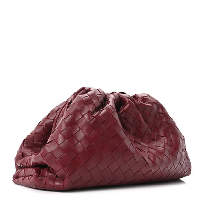 Bottega Veneta Nappa Maxi Intrecciato The Pouch Oversized Clutch Bordeaux 3 of 10