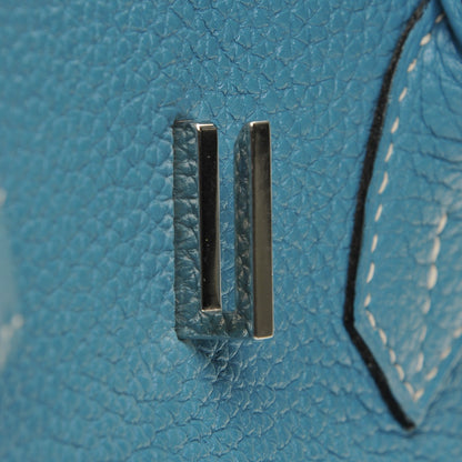 Hermes Togo Birkin 35 Blue Jean 17 of 24