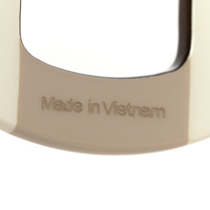Hermes Lacquered Horn H Equipe Earrings Sable 5 of 7