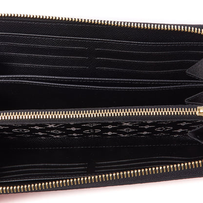Louis Vuitton Monogram Giant Crafty Zippy Wallet Creme Rouge Black 8 of 10