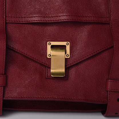 Proenza Schouler Lambskin Medium PS1 Satchel Chianti 9 of 11