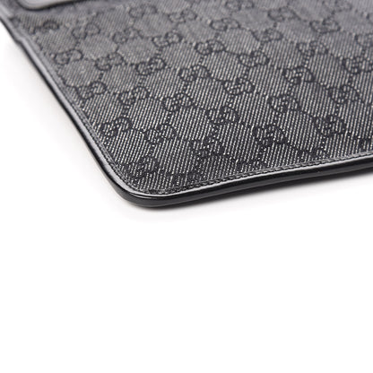 Gucci GG Monogram Messenger Crossbody Bag Black 8 of 11