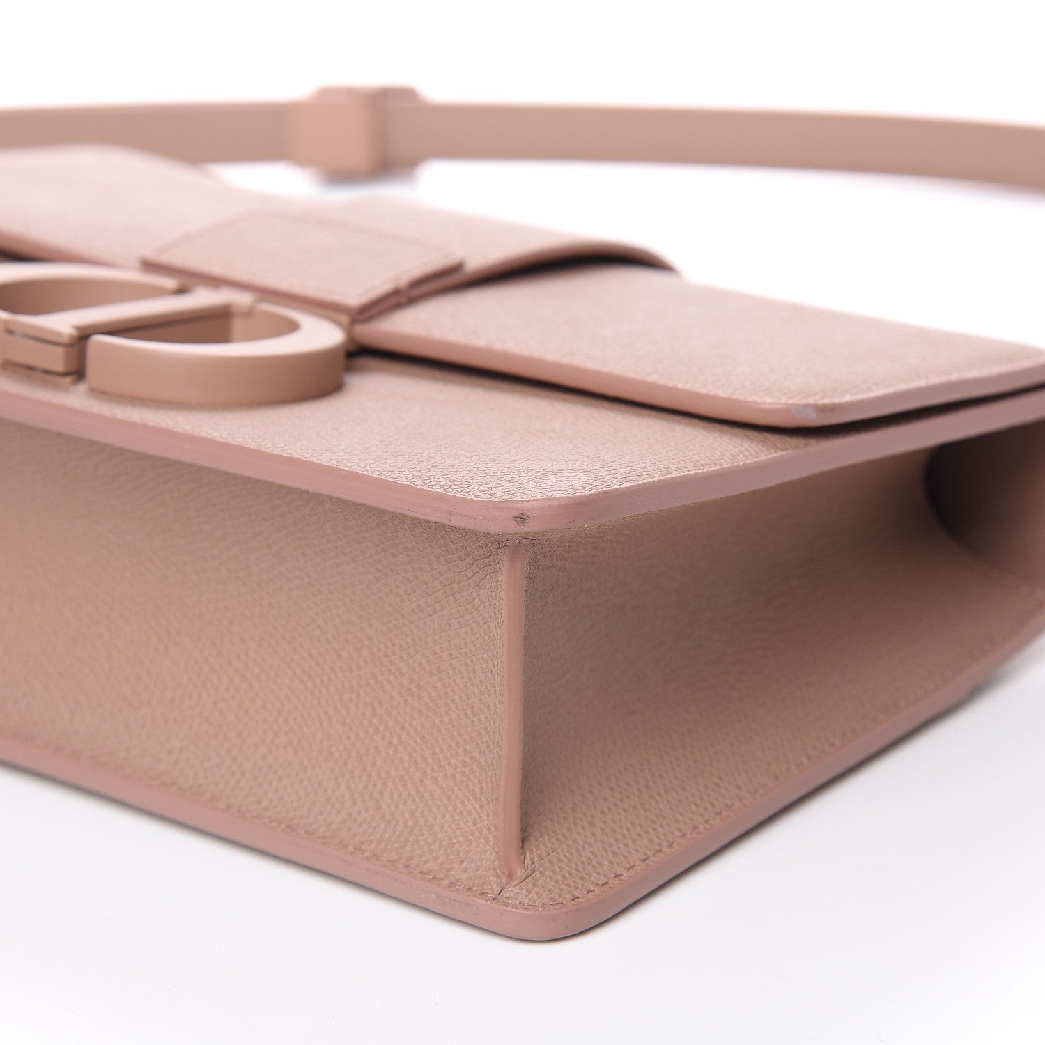 Christian Dior Ultra Matte Grained Calfskin 30 Montaigne Flap Bag Blush 9 of 14