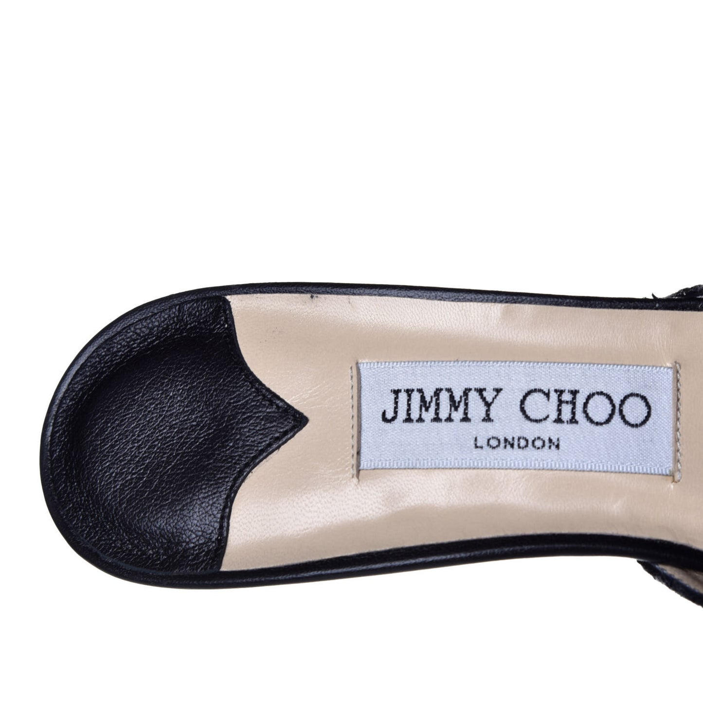 Glitter Mule Pumps 37.5 Black
