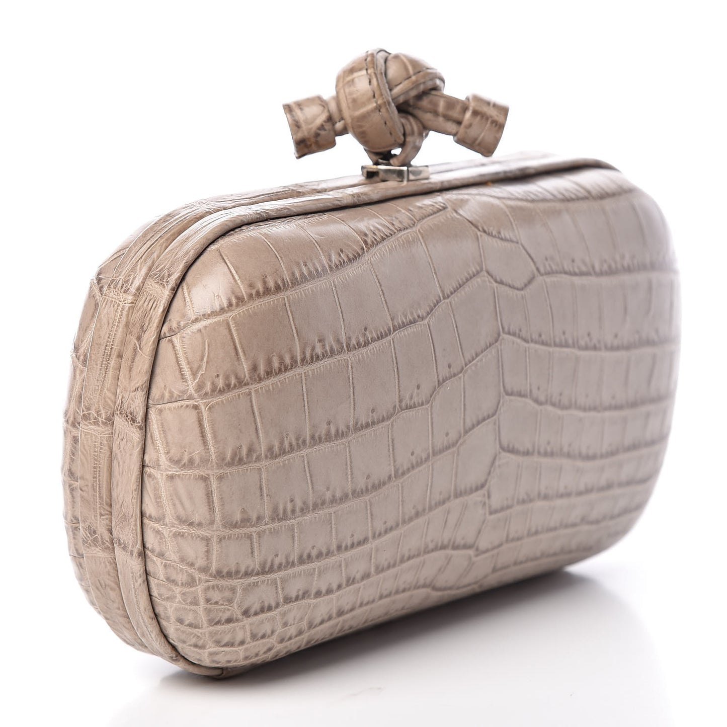 Crocodile Knot Clutch Stone