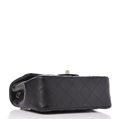 Chanel Lambskin Quilted Studded Mini Rectangular Flap Black 4 of 10