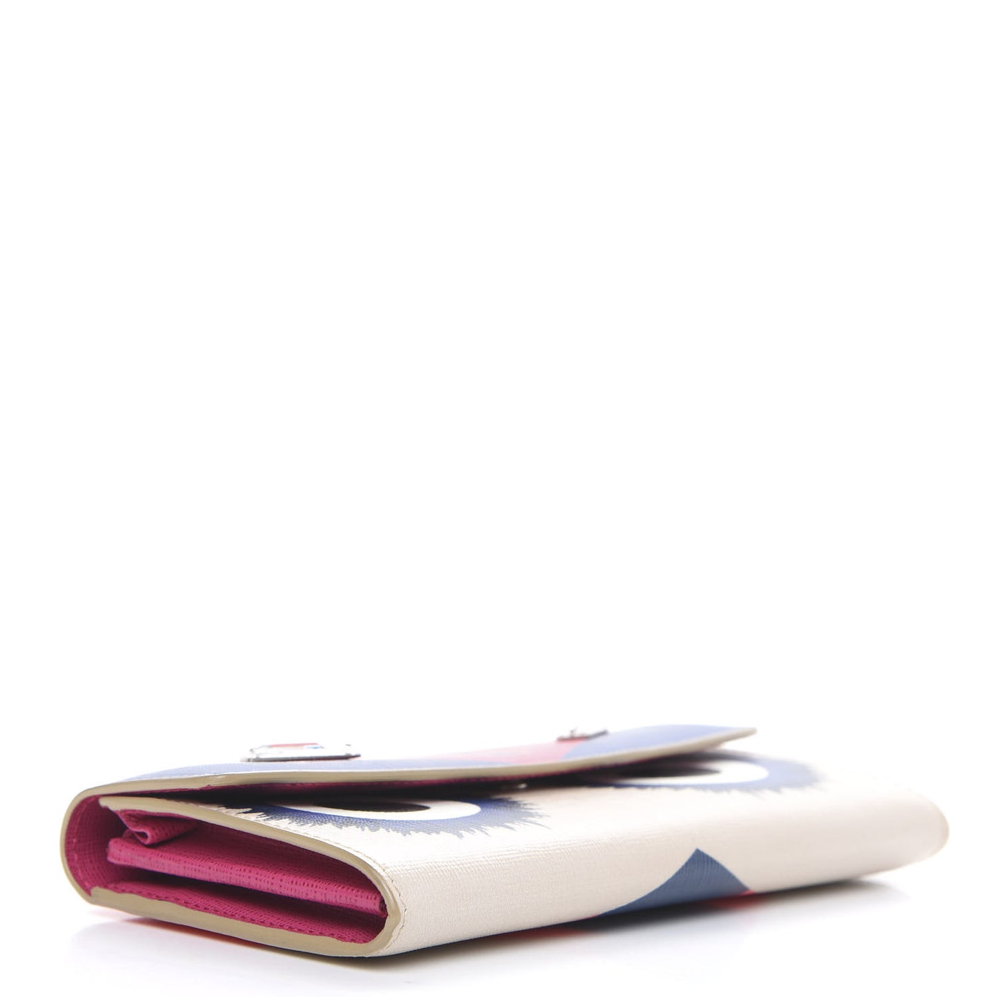 Vitello Elite Crystal Eye Monster Simply Continental Wallet Bellini Multicolor