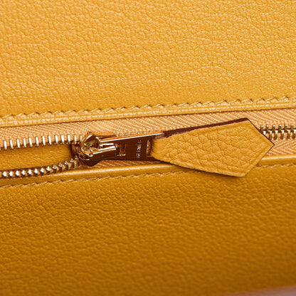 Hermes Togo Birkin 30 Jaune Ambre 15 of 37