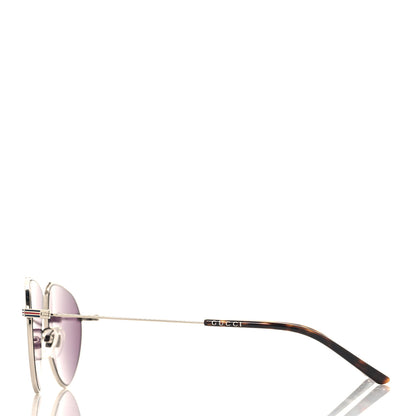 Gucci Aviator Sunglasses GG1051S Silver 3 of 6