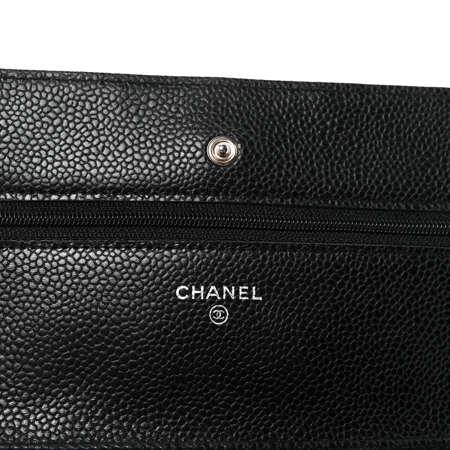 Chanel Caviar Quilted Wallet on Chain WOC Black 6 of 12
