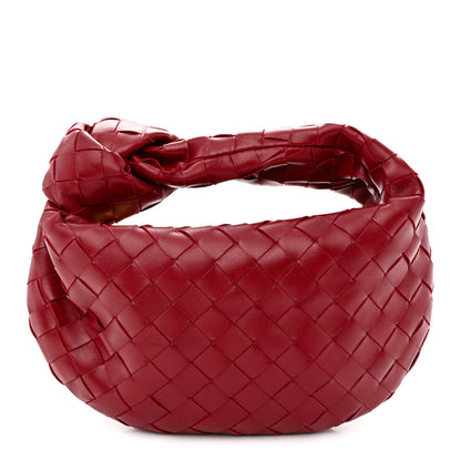 Bottega Veneta Nappa Intrecciato Mini Jodie Dark Red 1 of 10