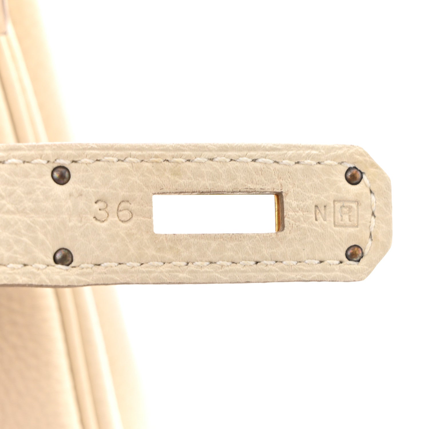 Hermes Togo Kelly Retourne 32 Craie 7 of 10