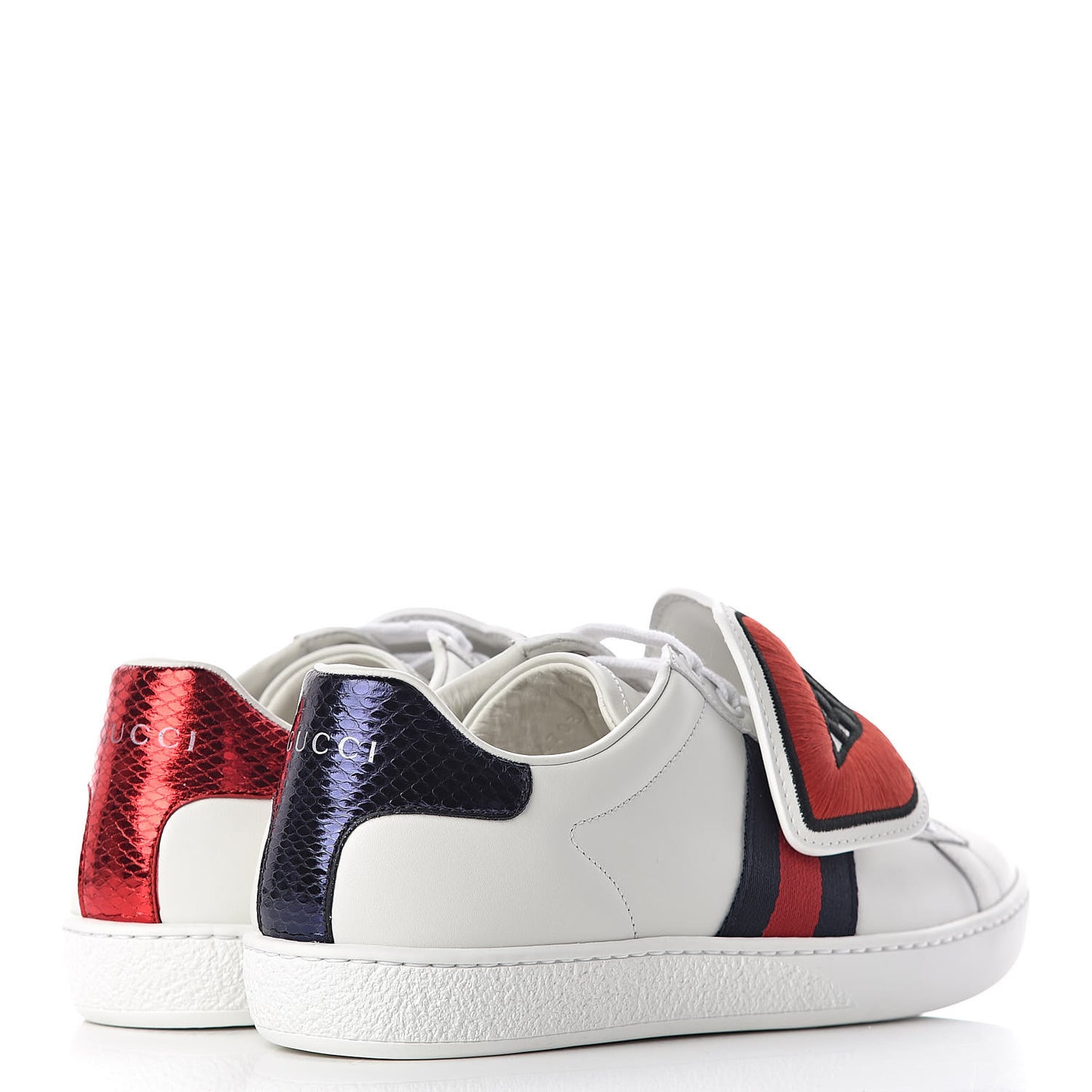 Calfskin Ayers Blind For Love Embroidered Womens Ace Sneakers 37 White