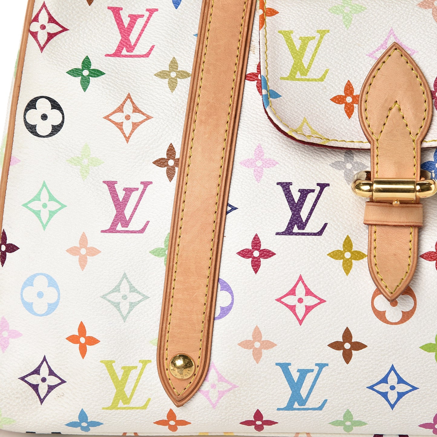 Monogram Multicolor Aurelia MM White