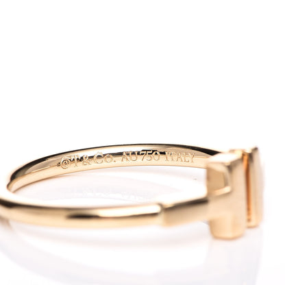 Tiffany 18K Yellow Gold T Wire Ring 50 5.5 5 of 5