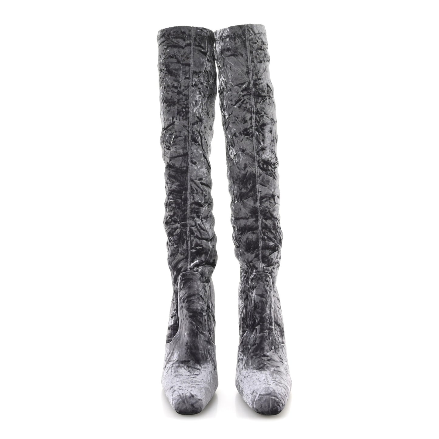 Velvet Ella Knee High Boots 37.5 Cool Grey