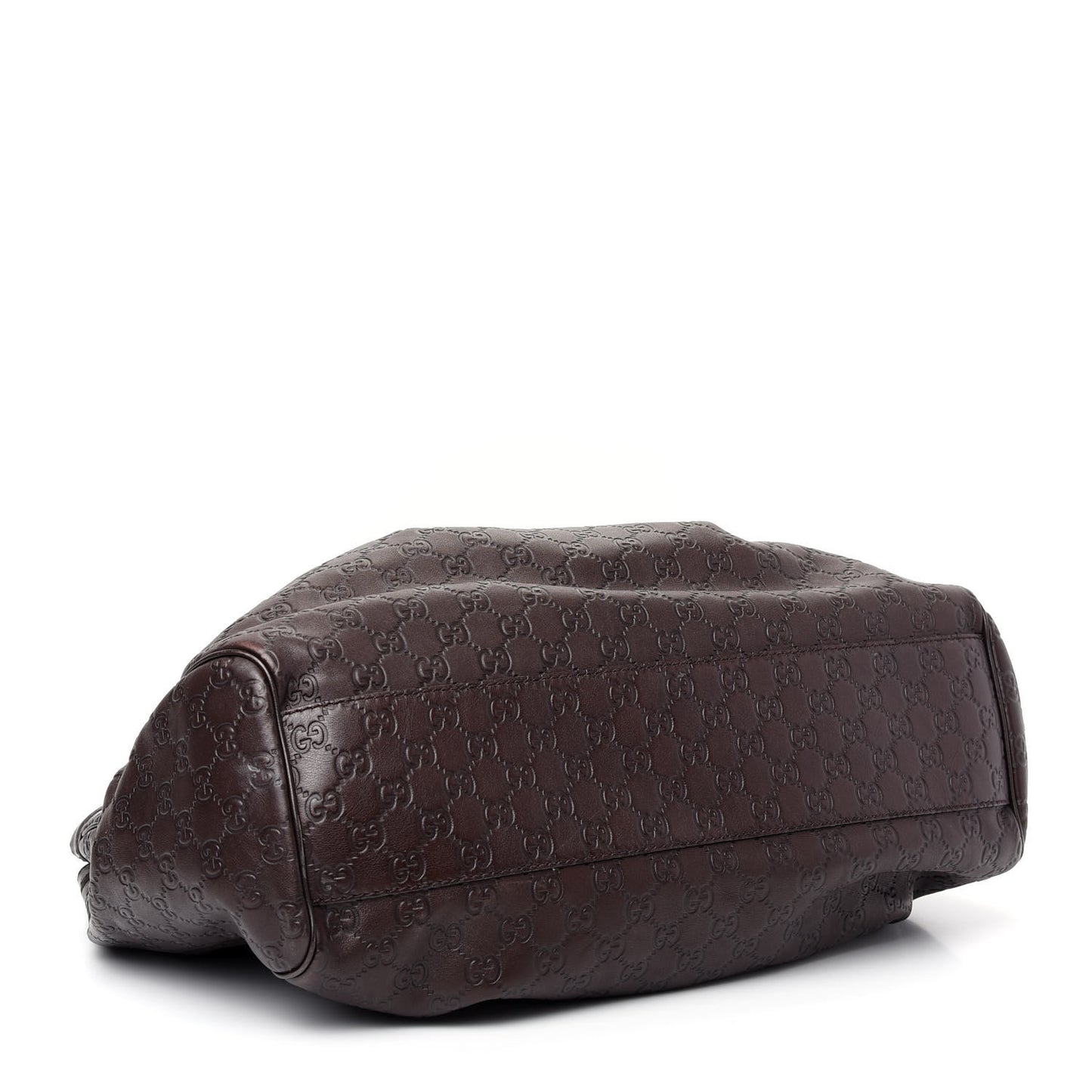 Guccissima Signature Large Sukey Tote Chocolate