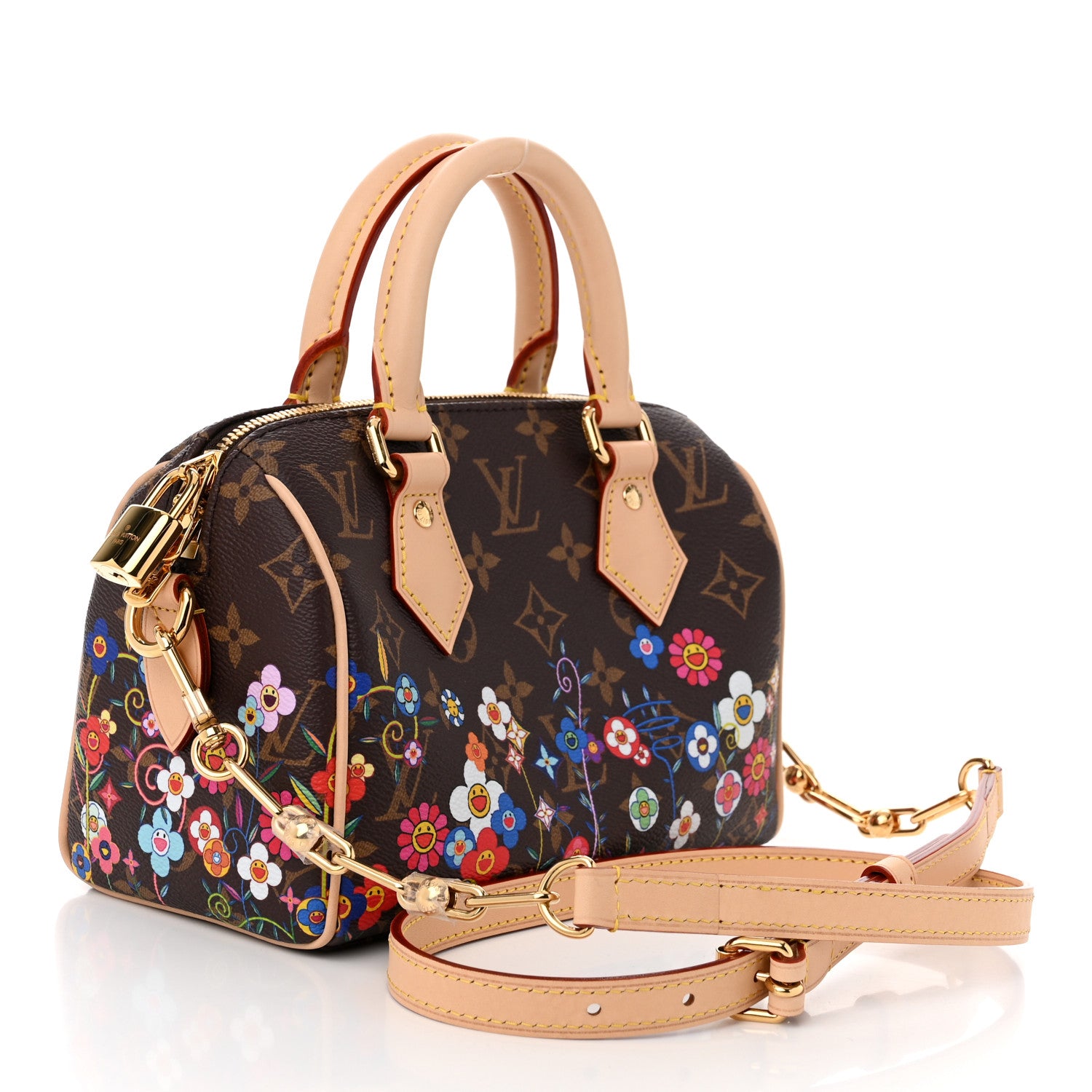 Louis Vuitton LV X TM Monogram Flowers Speedy Bandoulière 20 3 of 10