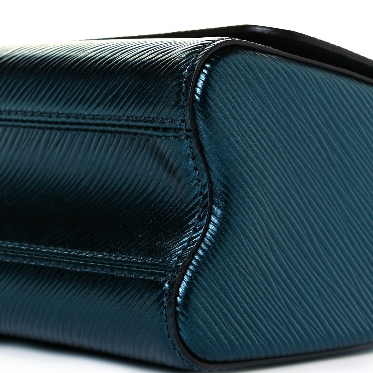 Epi Twist Scarabeo Shoulder Bag MM Blue Boreale