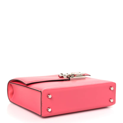Hermes Tadelakt Mini Verrou Chaine Bag Rose Lipstick 4 of 11