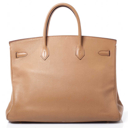 Hermes Taurillon Clemence Birkin 40 Tabac Camel 4 of 11