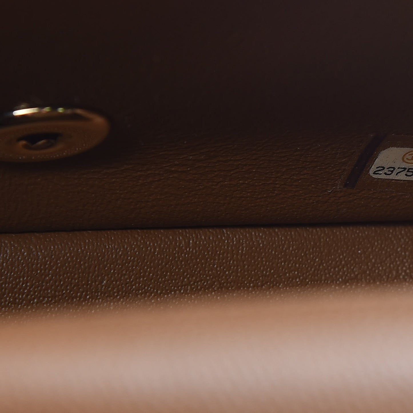Caviar Quilted Mini Square Flap Brown
