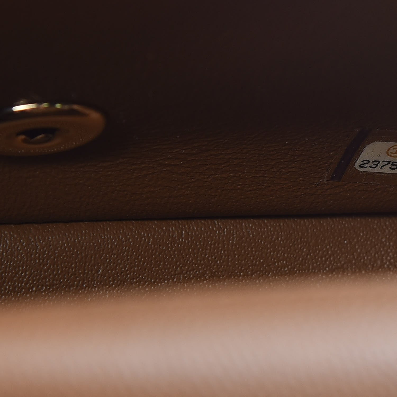 Chanel Caviar Quilted Mini Square Flap Brown 7 of 10