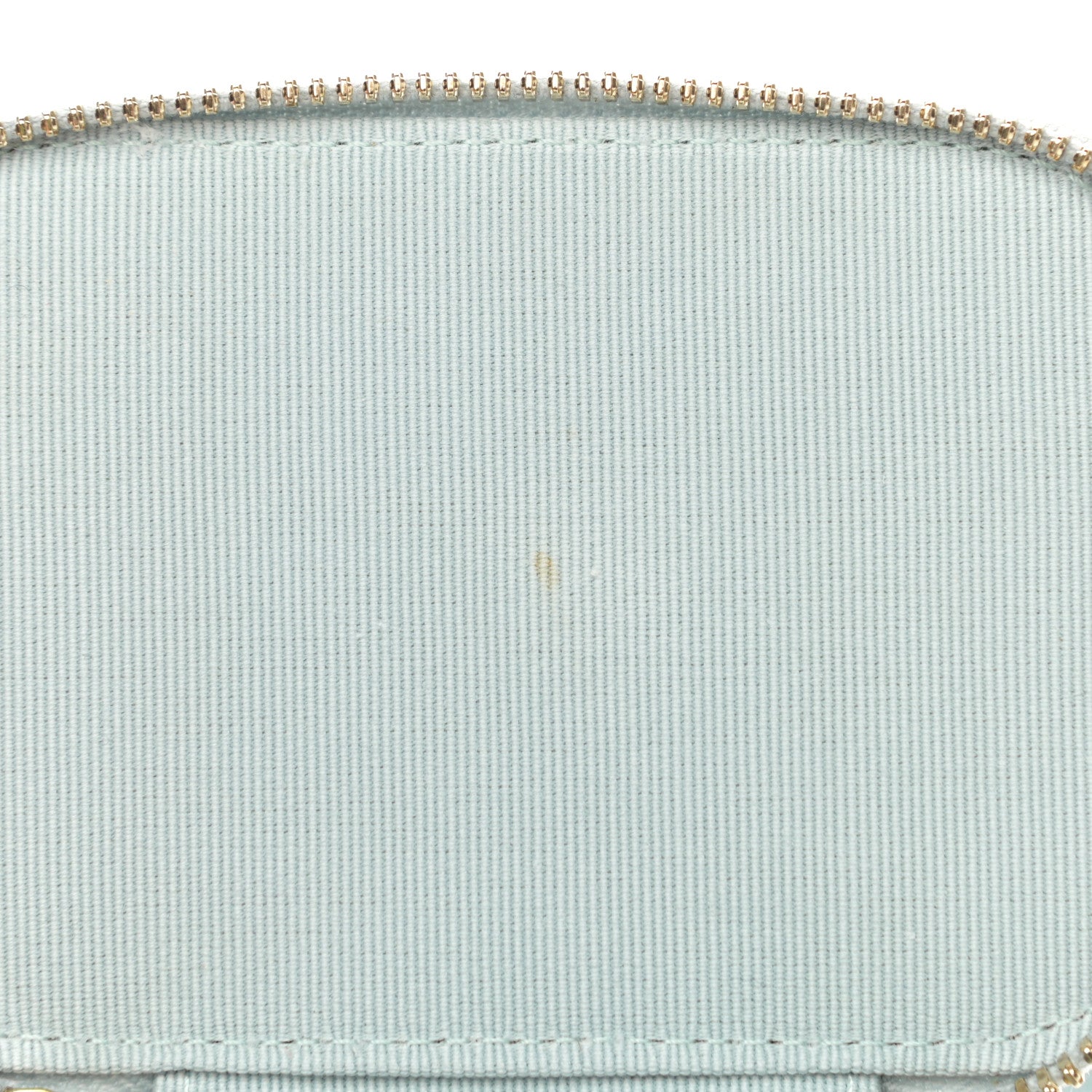 Chanel Lambskin Quilted Top Handle Mini Vanity Case With Chain Light Blue 11 of 13