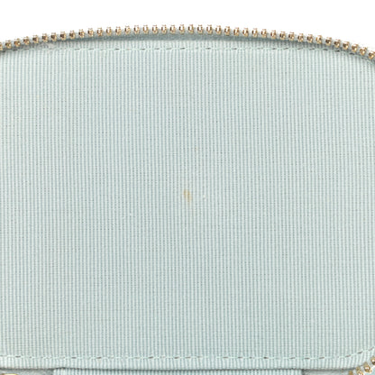 Chanel Lambskin Quilted Top Handle Mini Vanity Case With Chain Light Blue 11 of 13