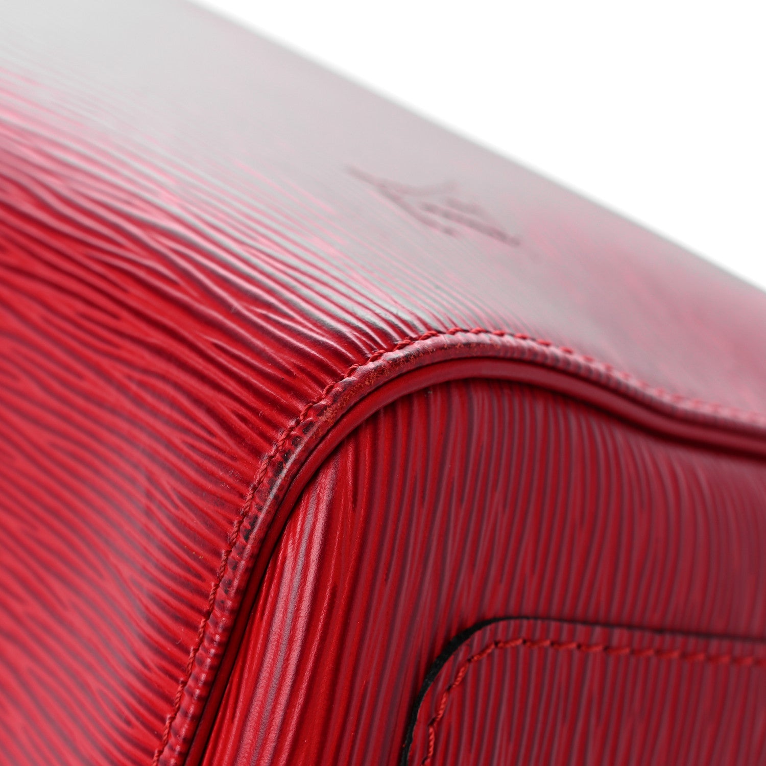 Louis Vuitton Epi Keepall 55 Castillan Red 7 of 13