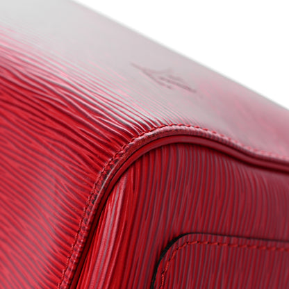Louis Vuitton Epi Keepall 55 Castillan Red 7 of 13
