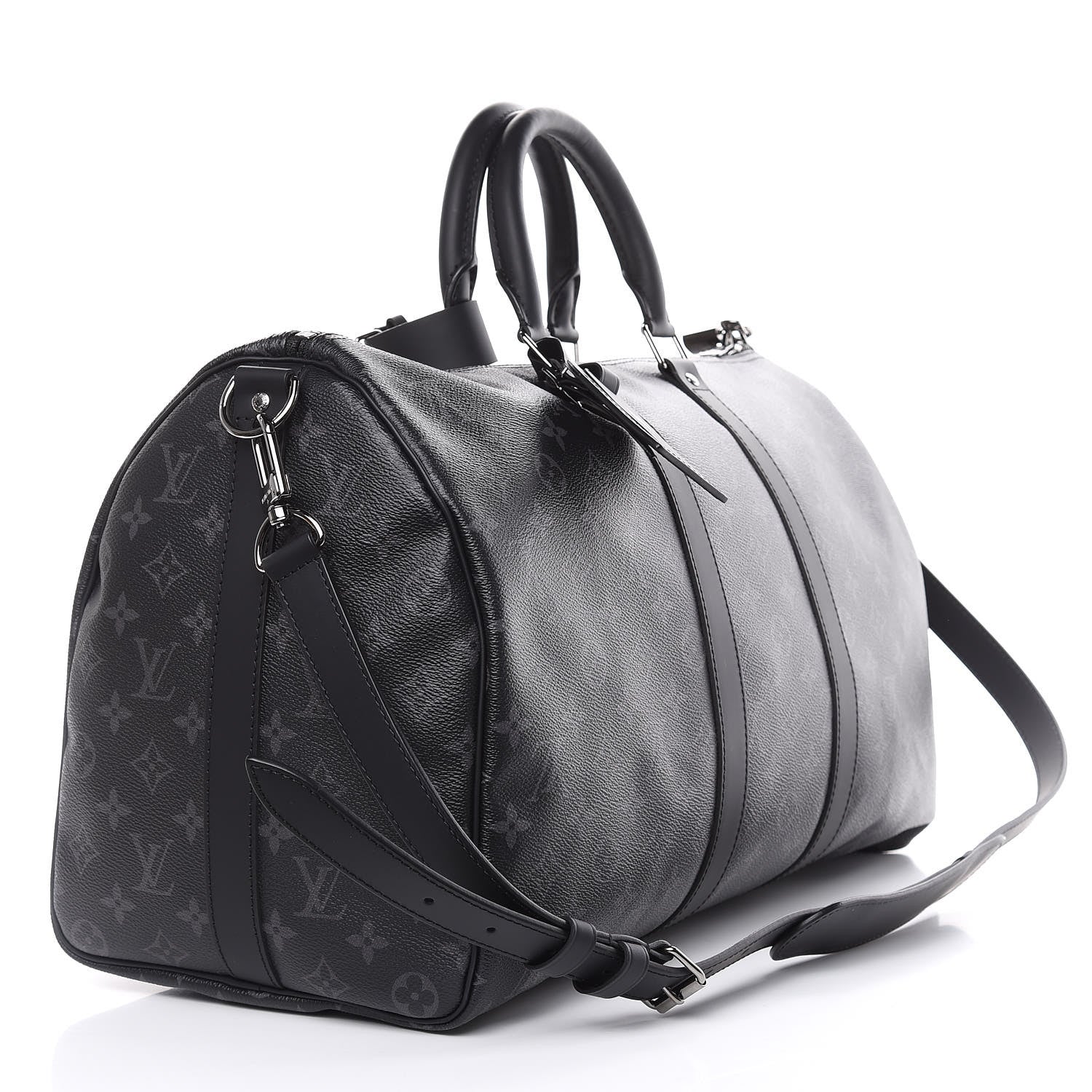 Louis Vuitton Monogram Eclipse Keepall Bandouliere 45 3 of 12