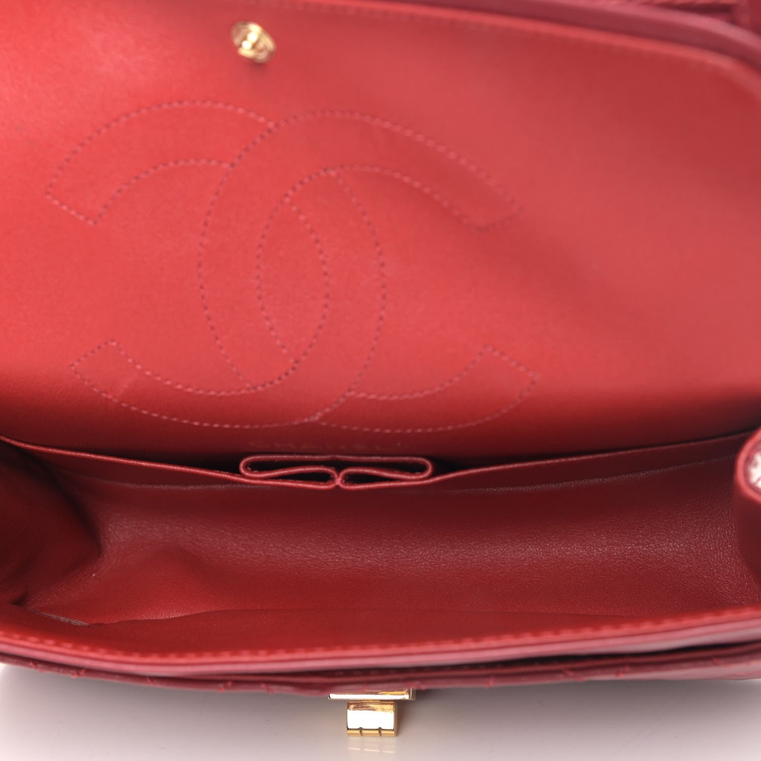 Chanel Aged Calfskin Quilted 2.55 Reissue 225 Flap Red 4 of 8