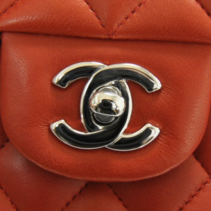 Chanel Lambskin Medium Double Flap Red 12C 12 of 12