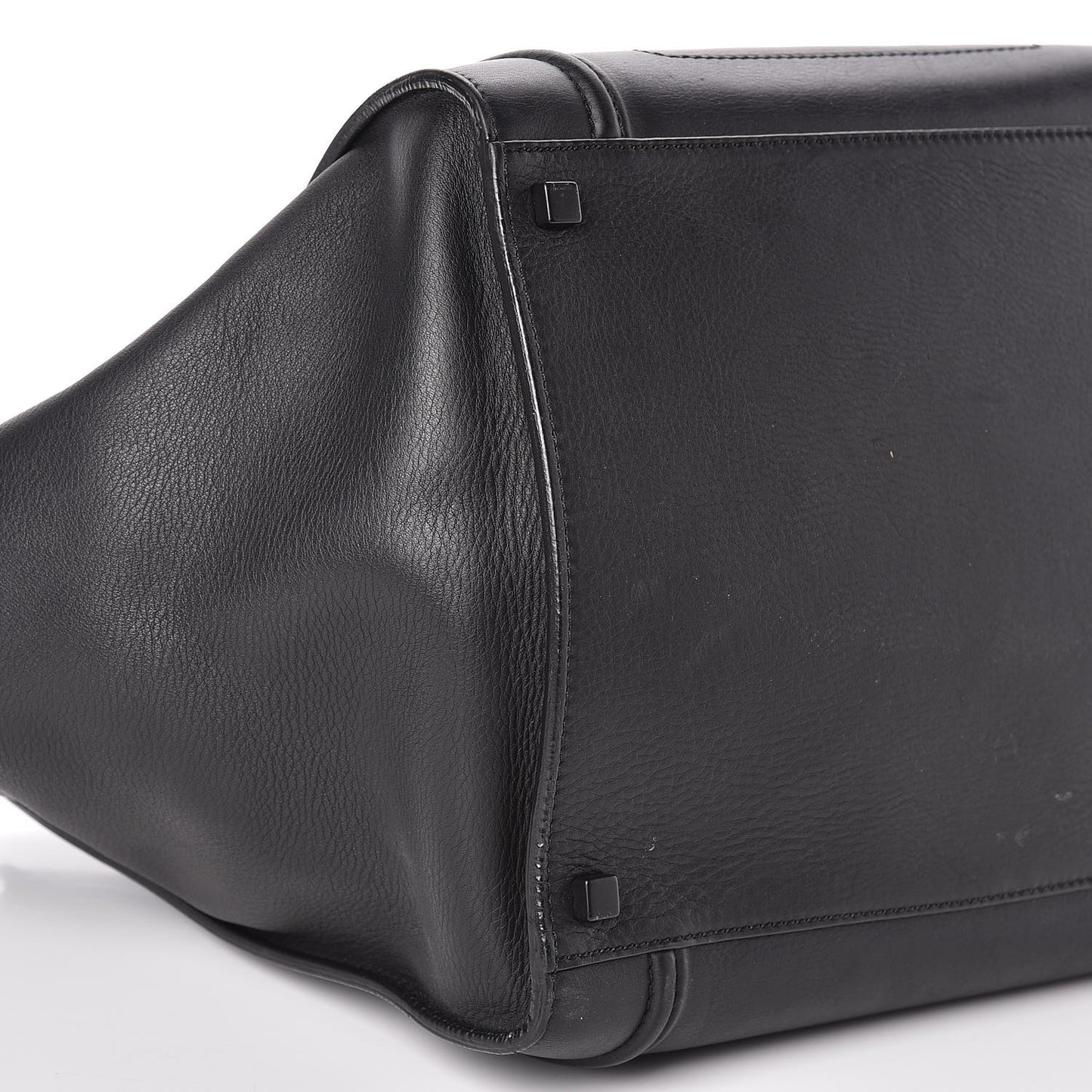 Supple Calfskin Medium Phantom Luggage Black
