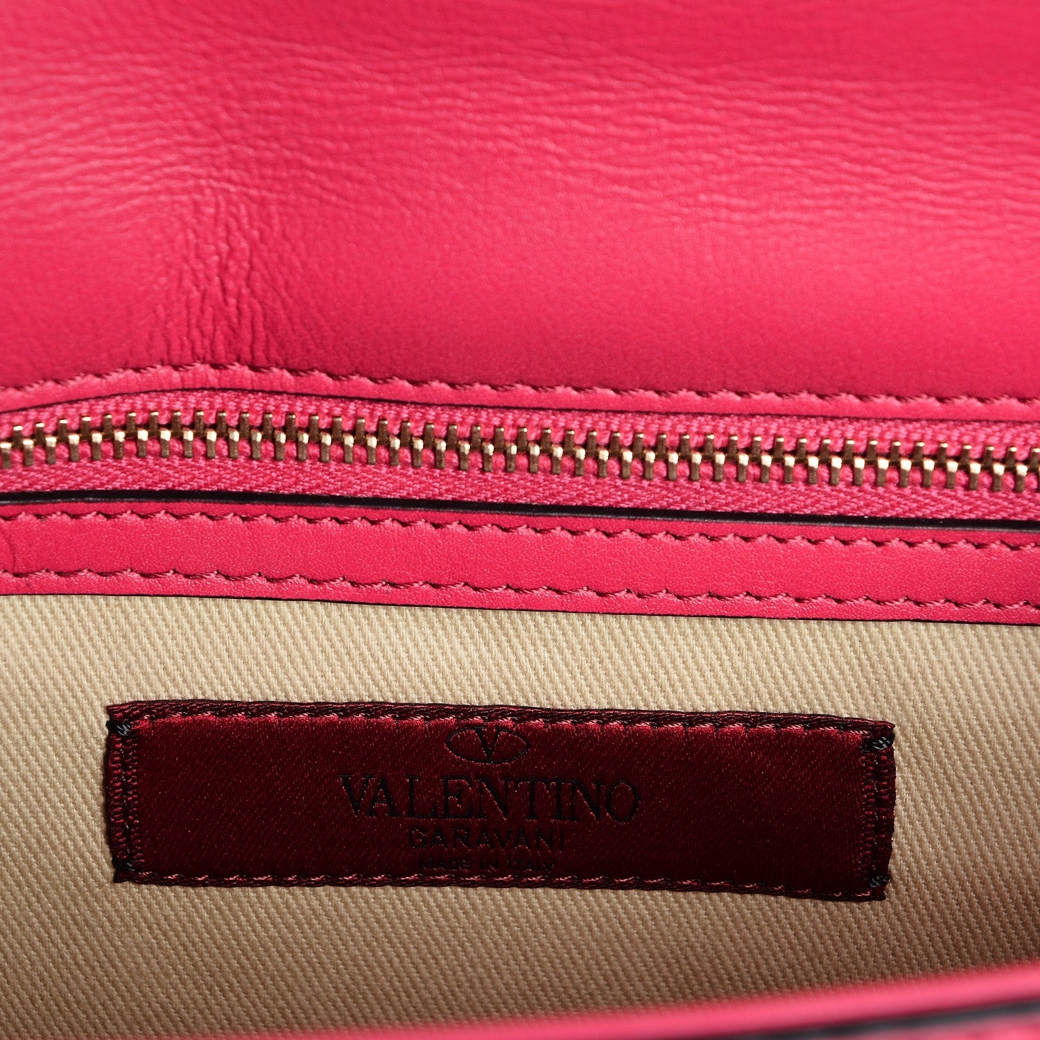 Valentino Garavani Vitello Small Glam Lock Rockstud Flap Pink 6 of 6