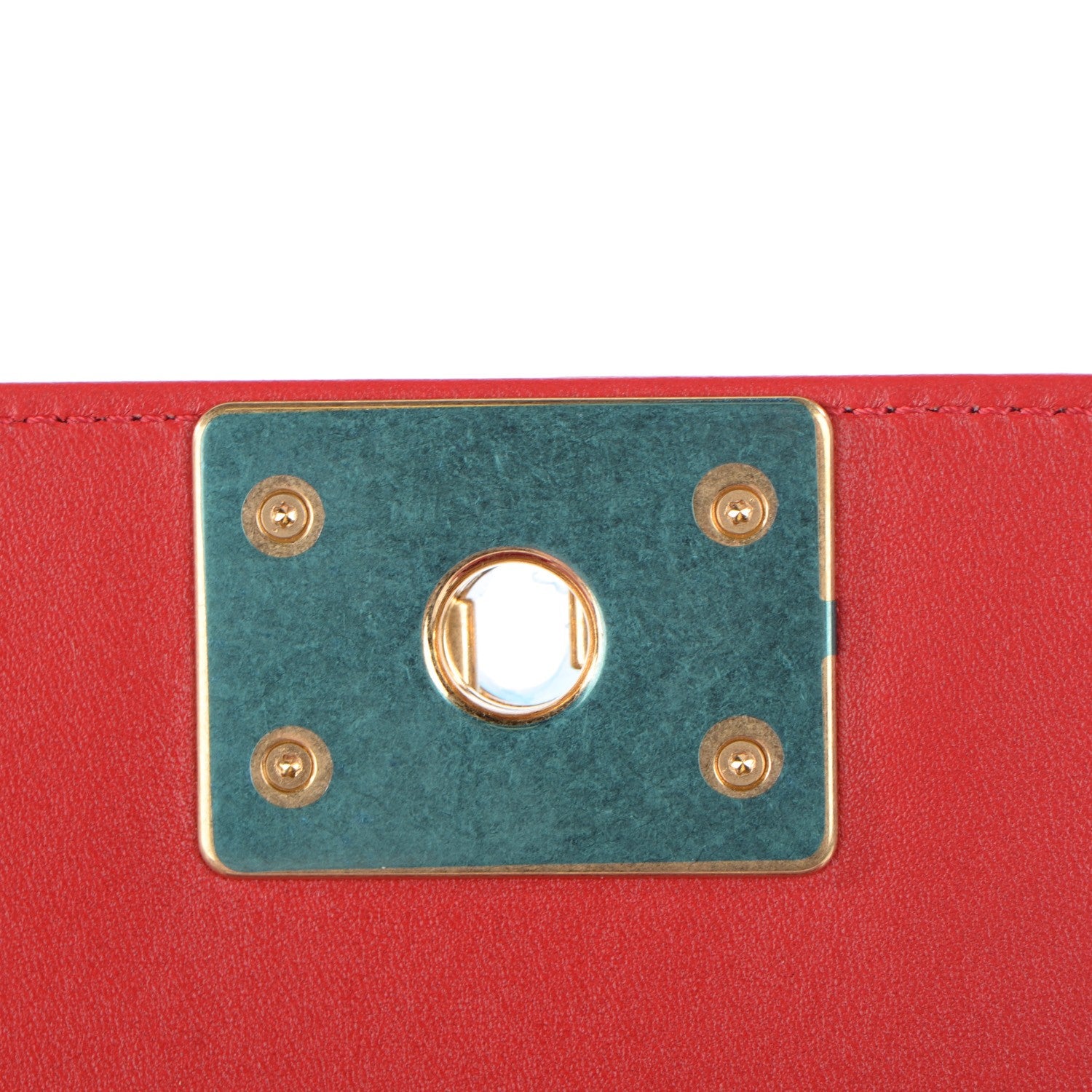 Chanel Lambskin Quilted Medium Boy Flap Red 9 of 9