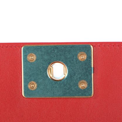 Chanel Lambskin Quilted Medium Boy Flap Red 9 of 9